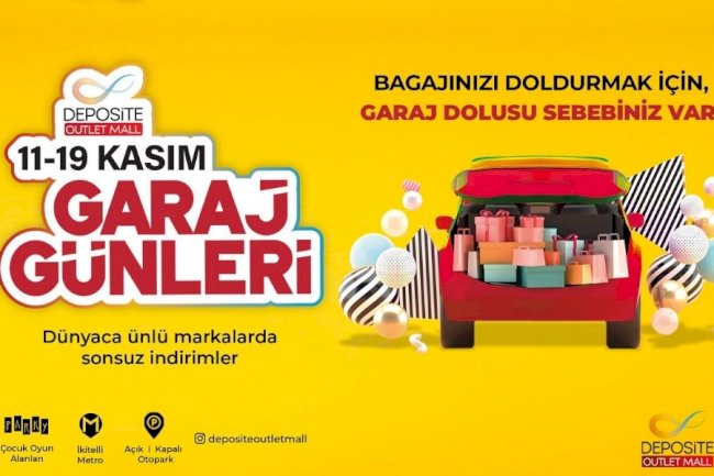 Deposite Outlet Mall’de garaj günleri başlıyor