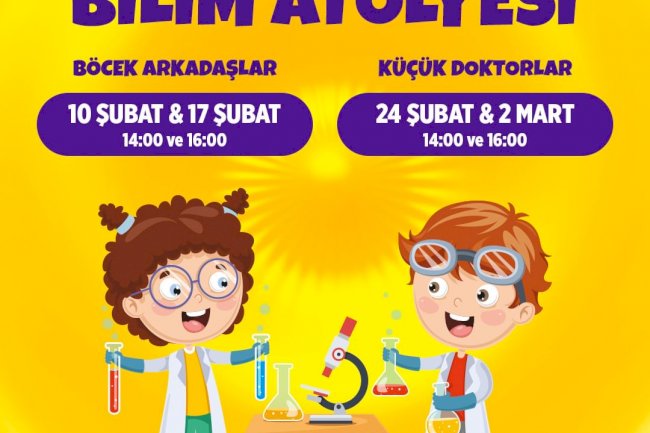 Çocuklarınız için öğretici ve eğlenceli atölyeler Mall of Antalya'da
